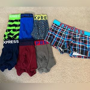 Seven Pair of Worn Express Trunk Bocers